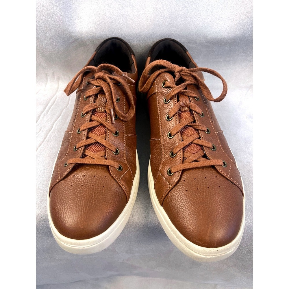 Rockport Total Motion City Brown Leather Lace Up Sneakers CI2673 Mens 12